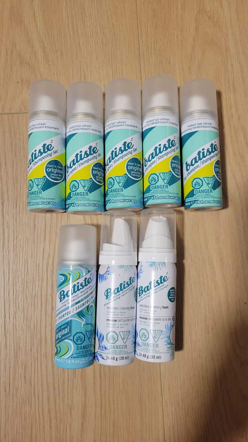 Batiste Dry Shampoo & Cleansing Foam Lot