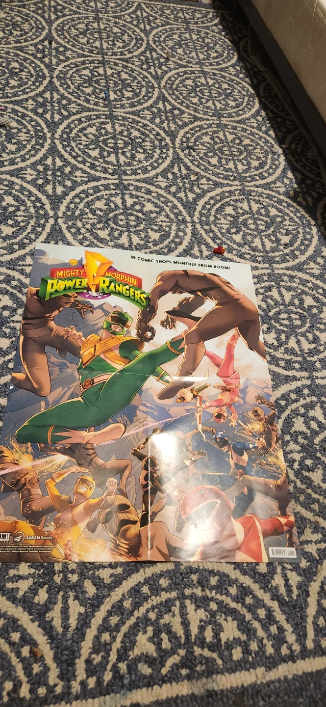 Comic books and power rangers poster - photo 4