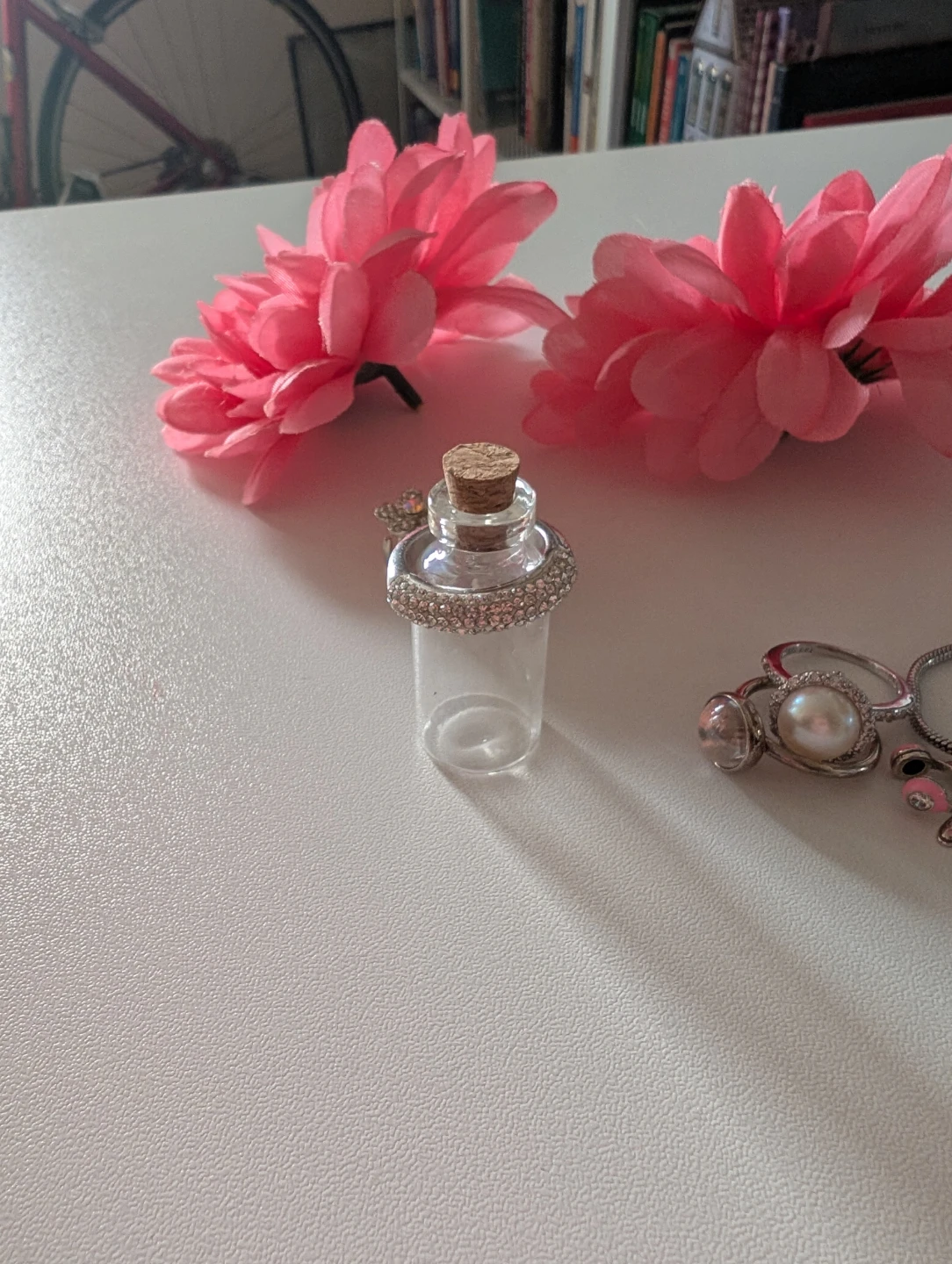 Beautiful sliver and stainless steel rings - photo 2