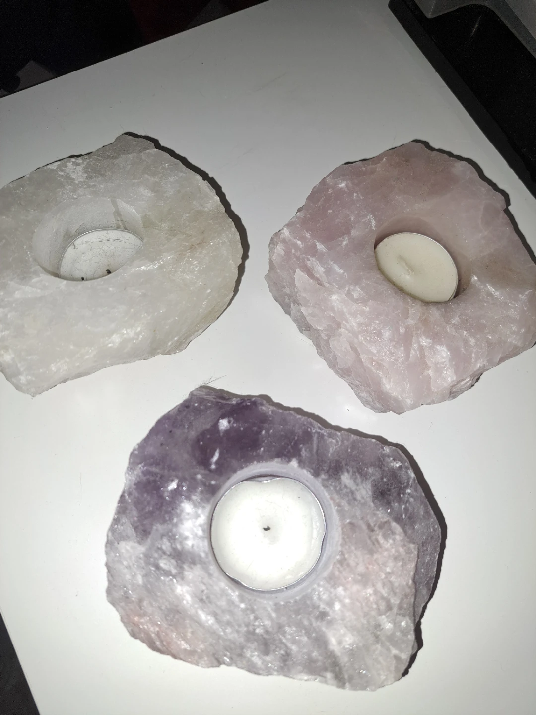 Crystal tealight holders - photo 2