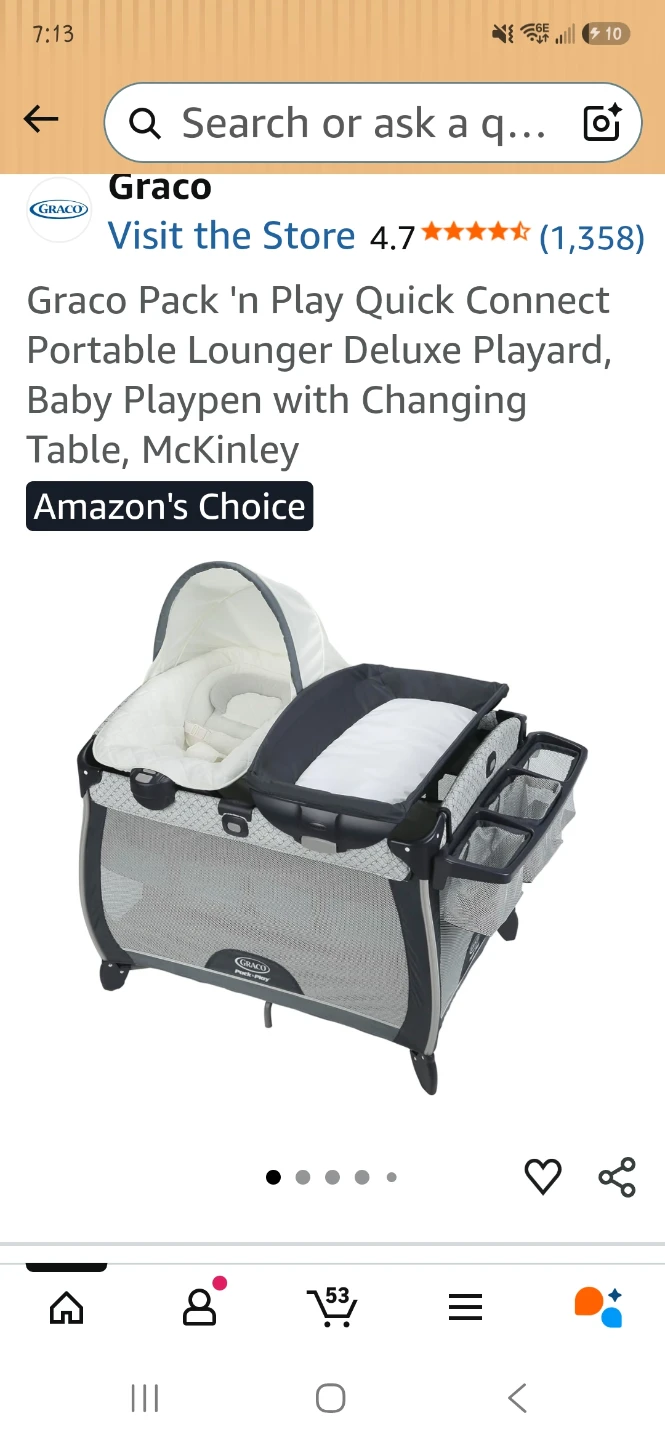 Graco Pack 'n Play Quick Connect Playard