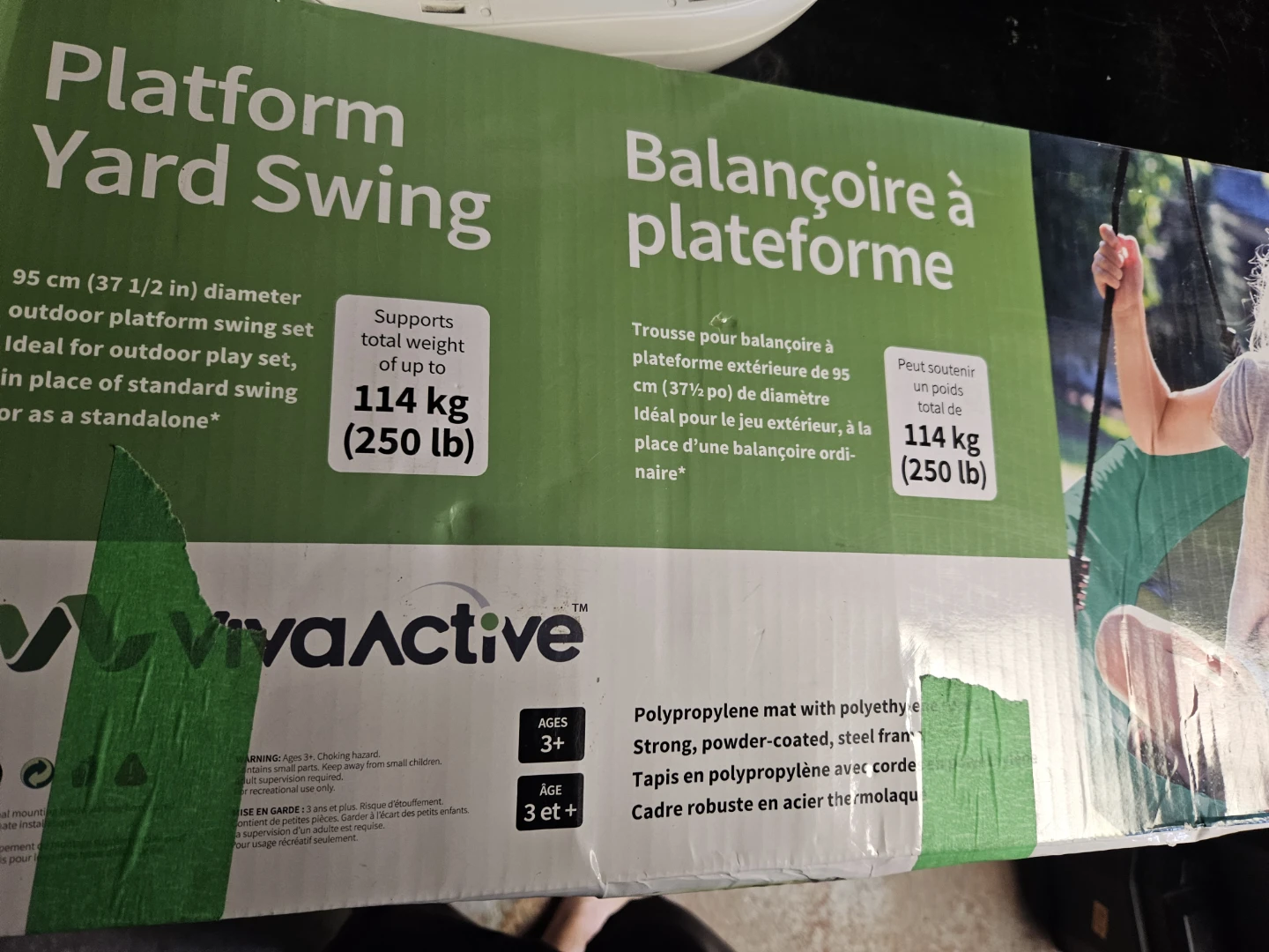 VivaActive Platform Yard Swing