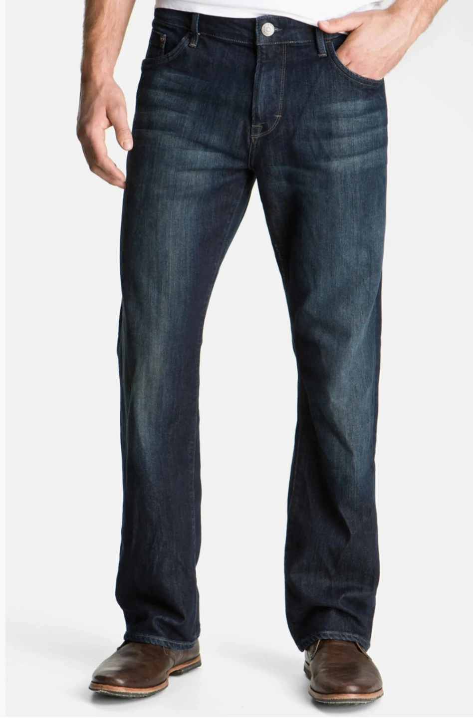 Mavi Matt Relaxed Straight Leg Jeans W38 L30