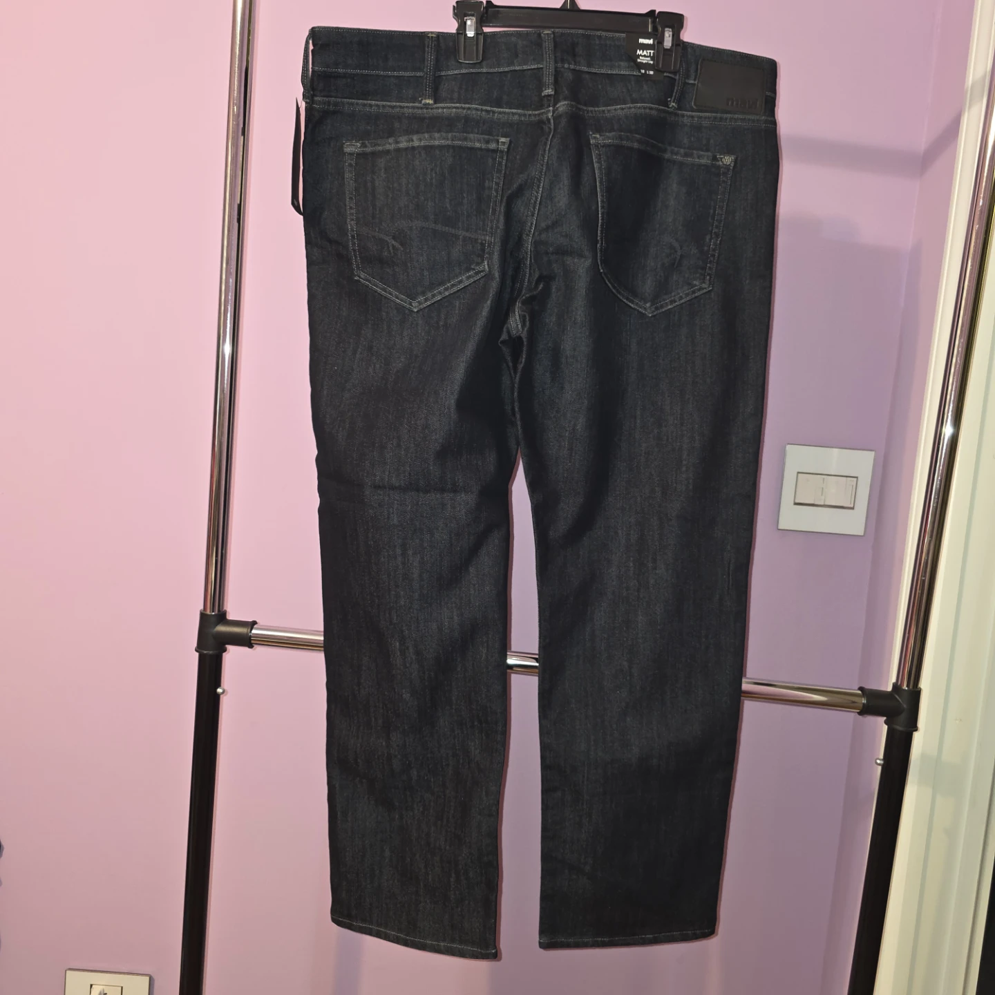 Mavi Matt Relaxed Straight Leg Jeans W38 L30 - photo 3