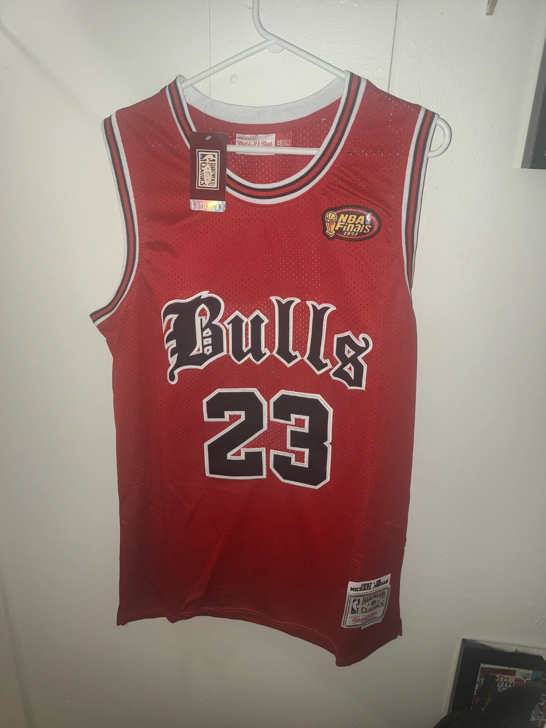 NEW XL Mitchell & Ness Chicago Bulls Michael Jordan 23 Jersey - photo 2