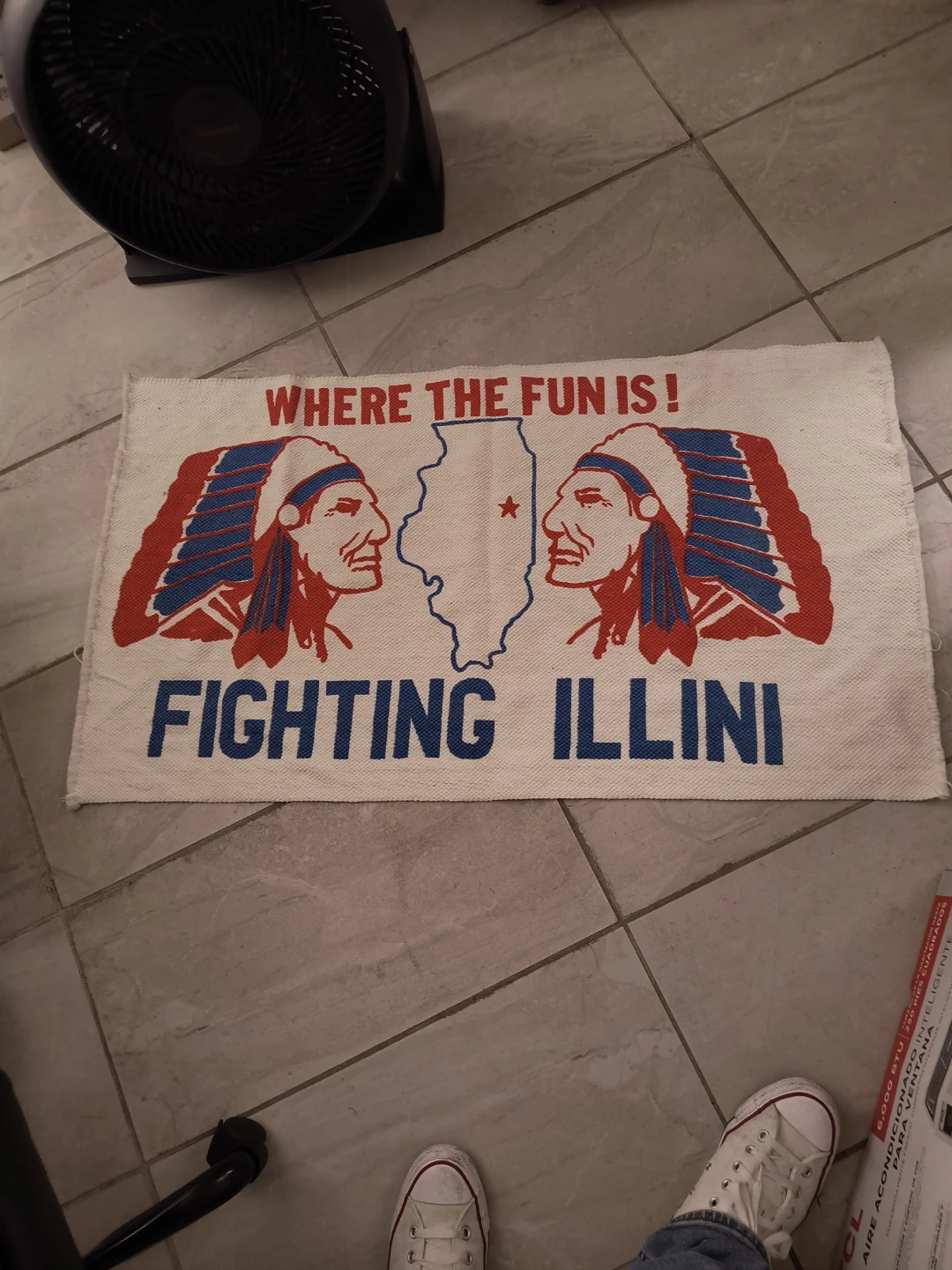 Fighting Illini "Where The Fun Is!" Mat