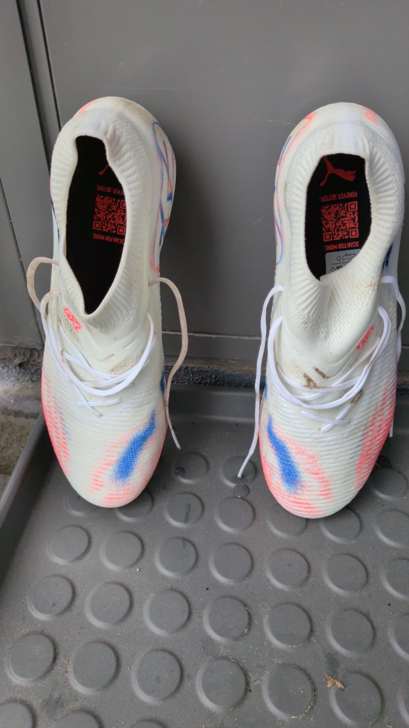 Puma Soccer Cleats White/Pink/Blue - photo 3