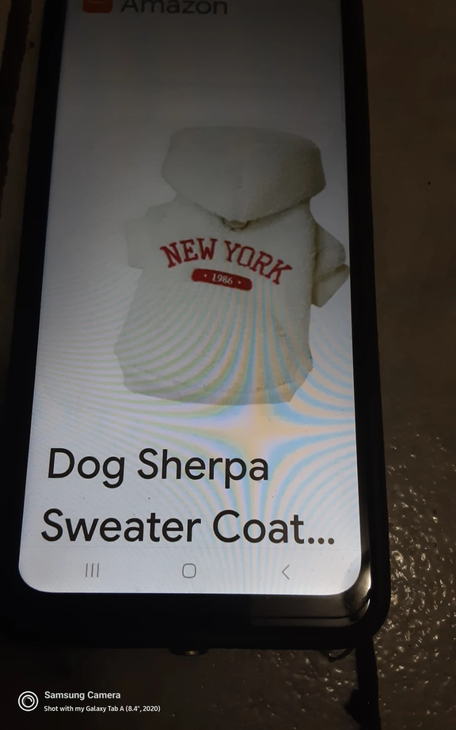 Dog Sherpa Sweater Coat