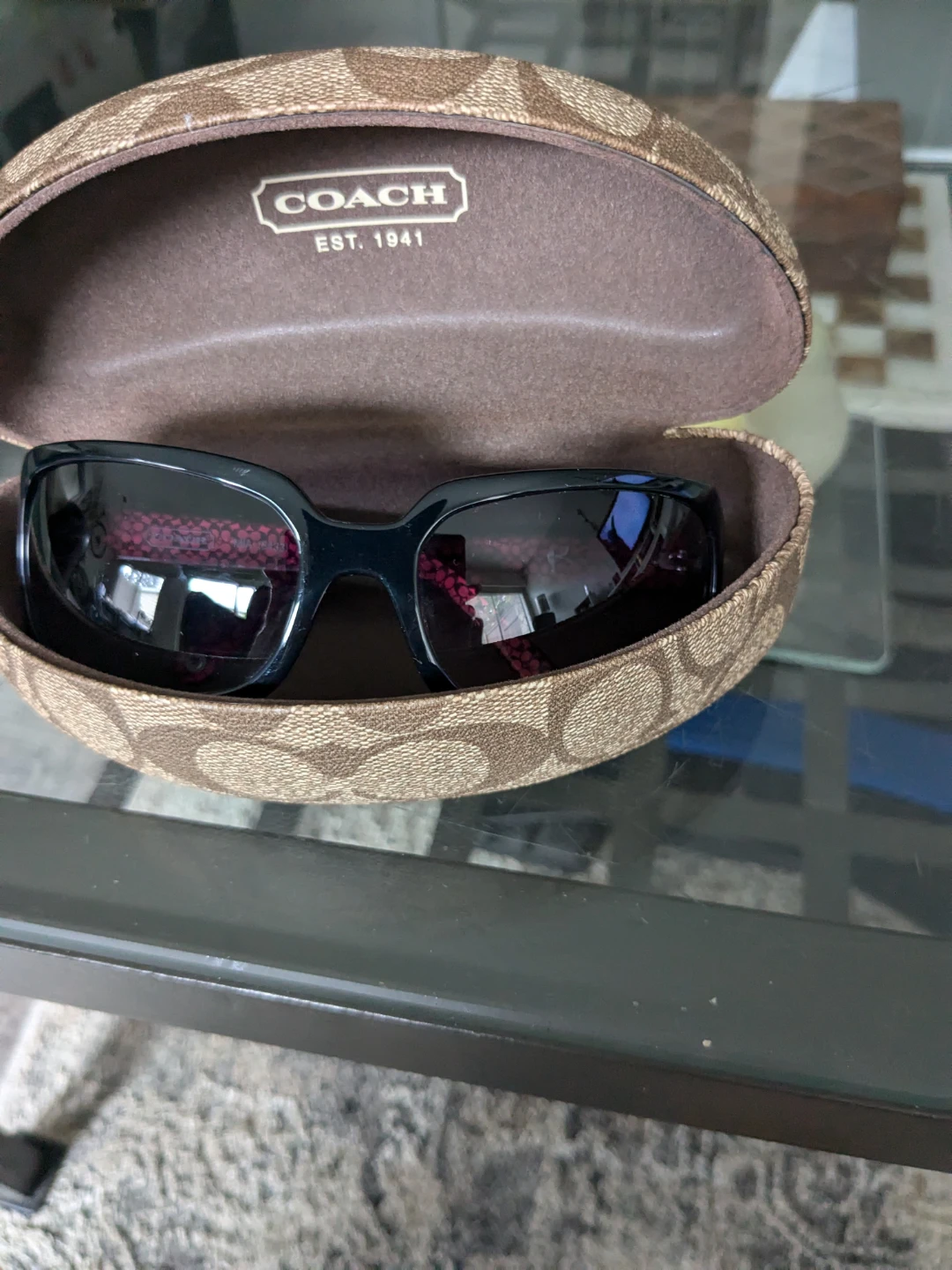 Coach Auth Authentic MIA Black Sunglasses with Case - photo 2