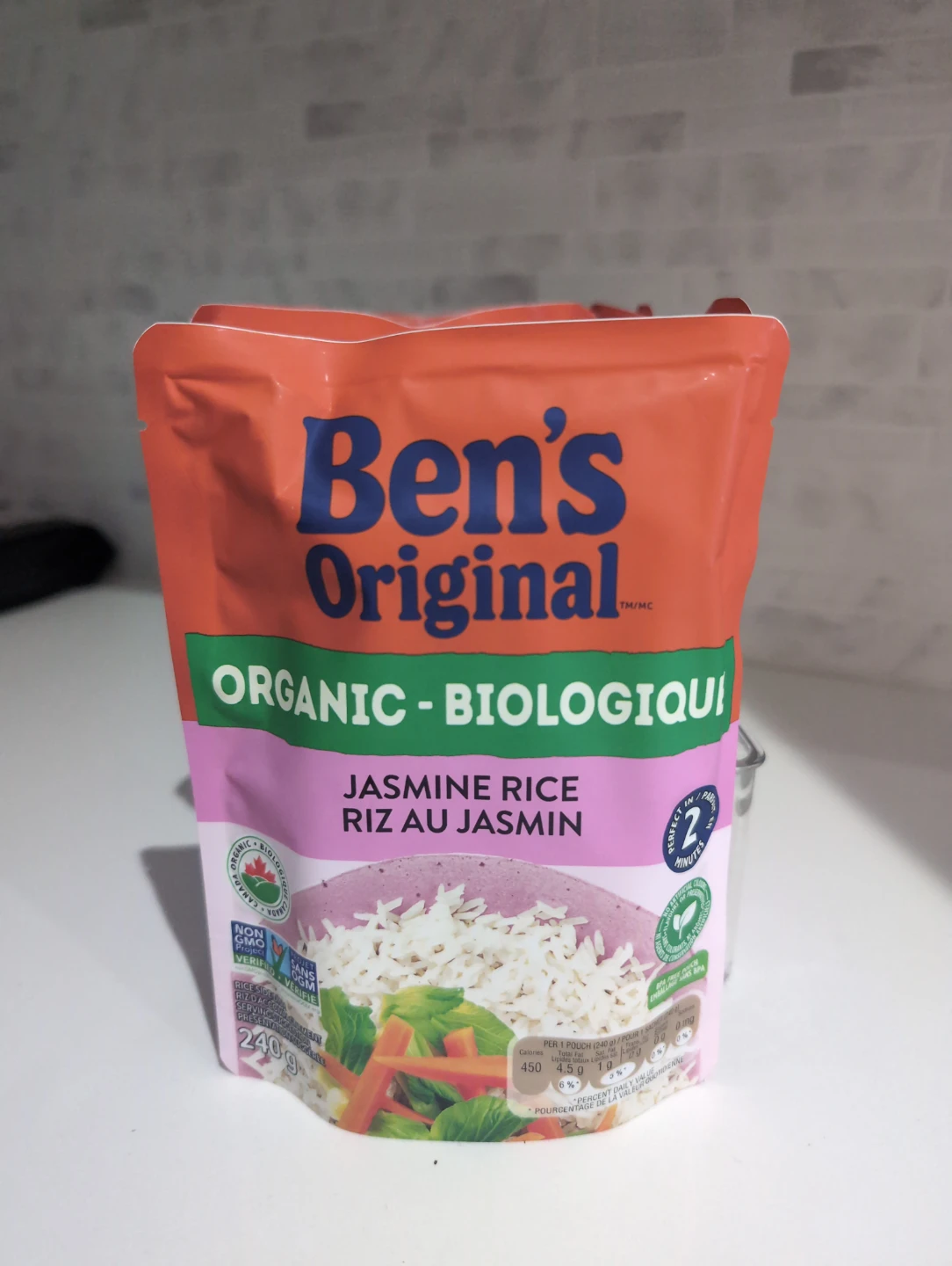 Ben's Original Organic Jasmine Rice 240g
