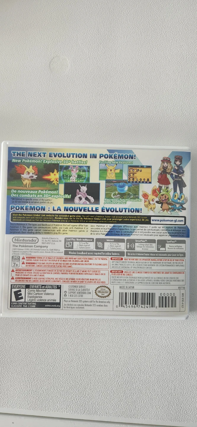 Pokemon X for a Nintendo 3DS - photo 4