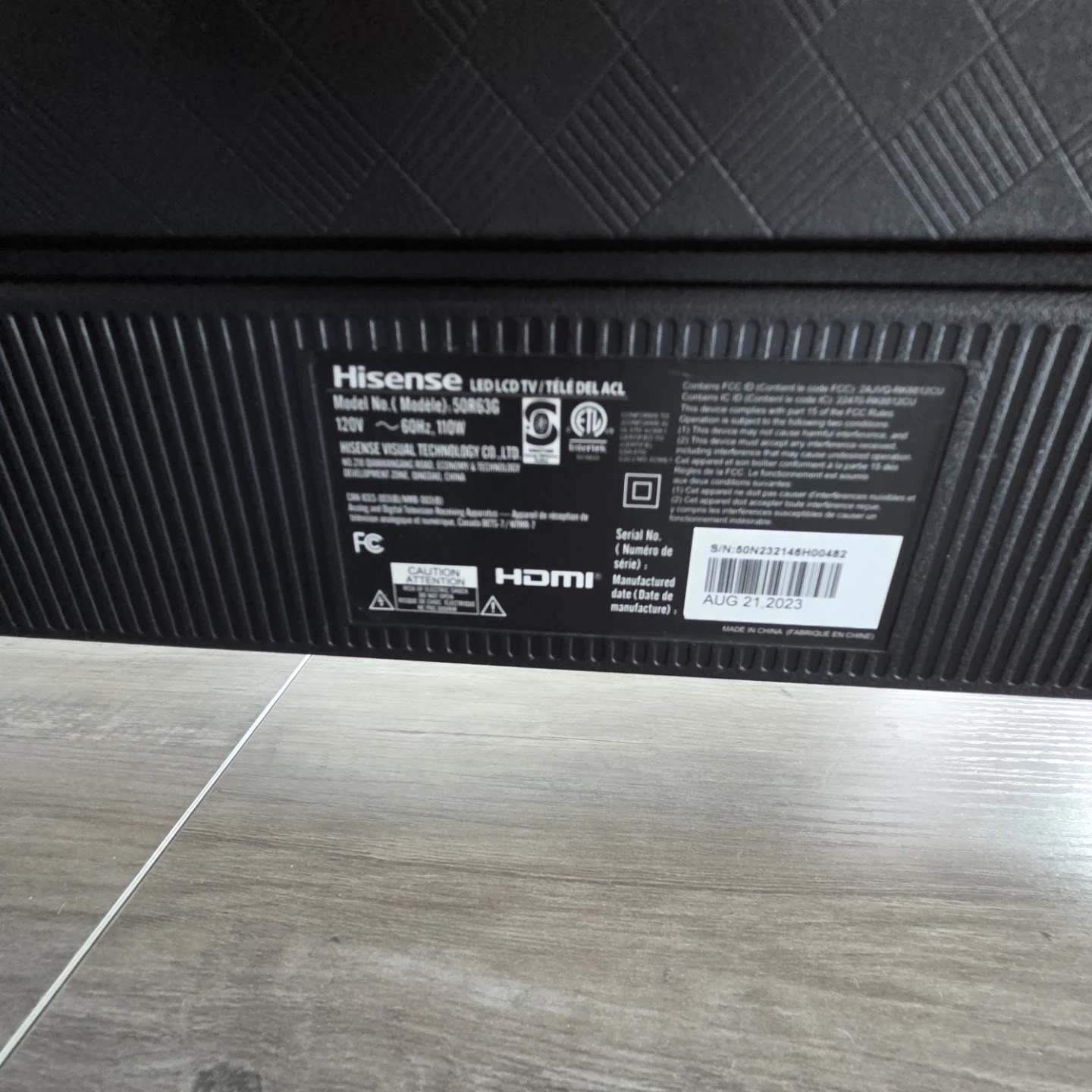 Hisense 50R63G Roku TV - photo 3