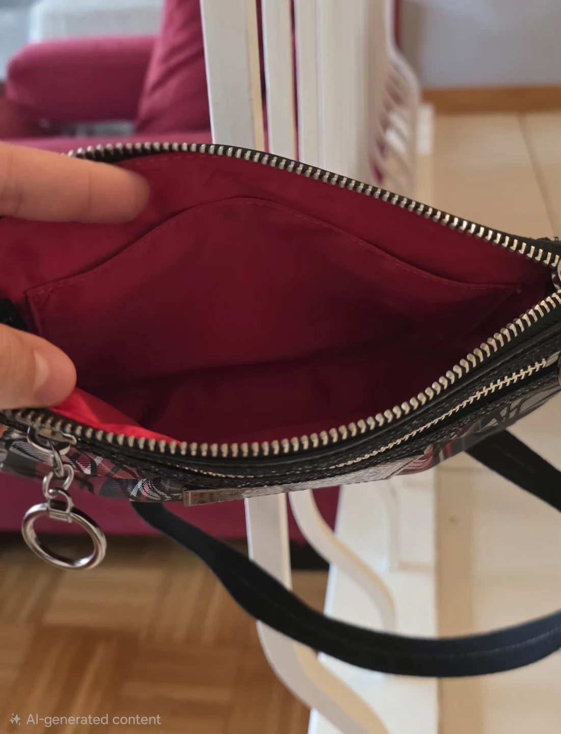 Autentic Coach Tartan Crossbody Bag - photo 4