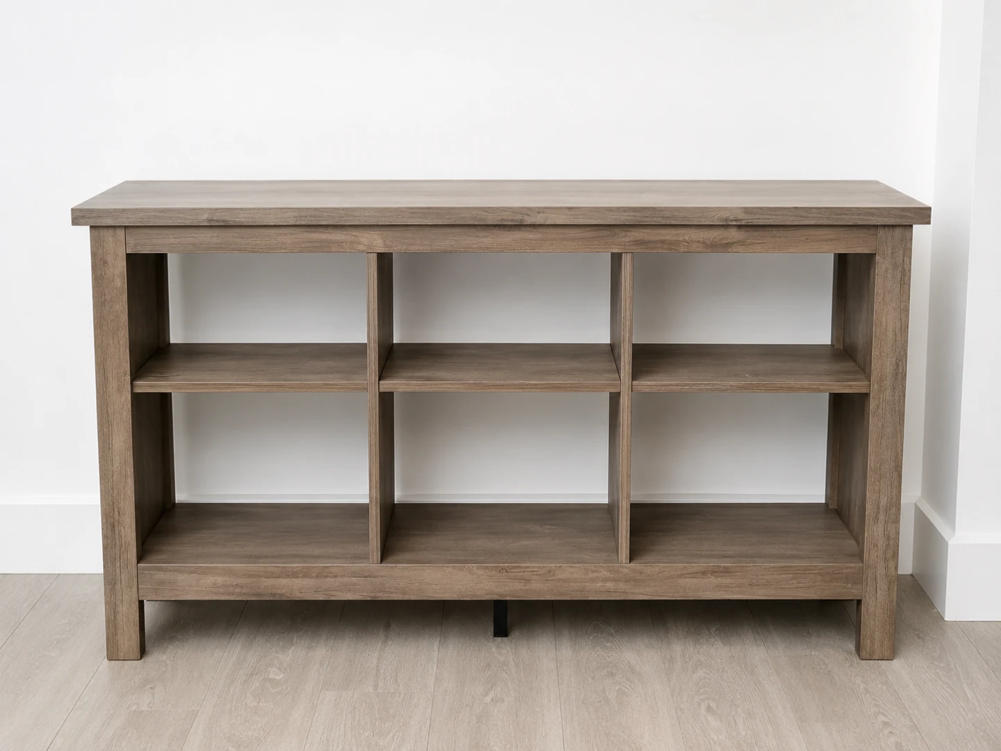 Wooden Console Table with Shelves - photo 2