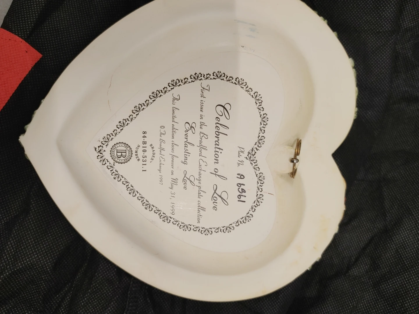 Bradford Exchange Celebration of Love Plate - photo 2