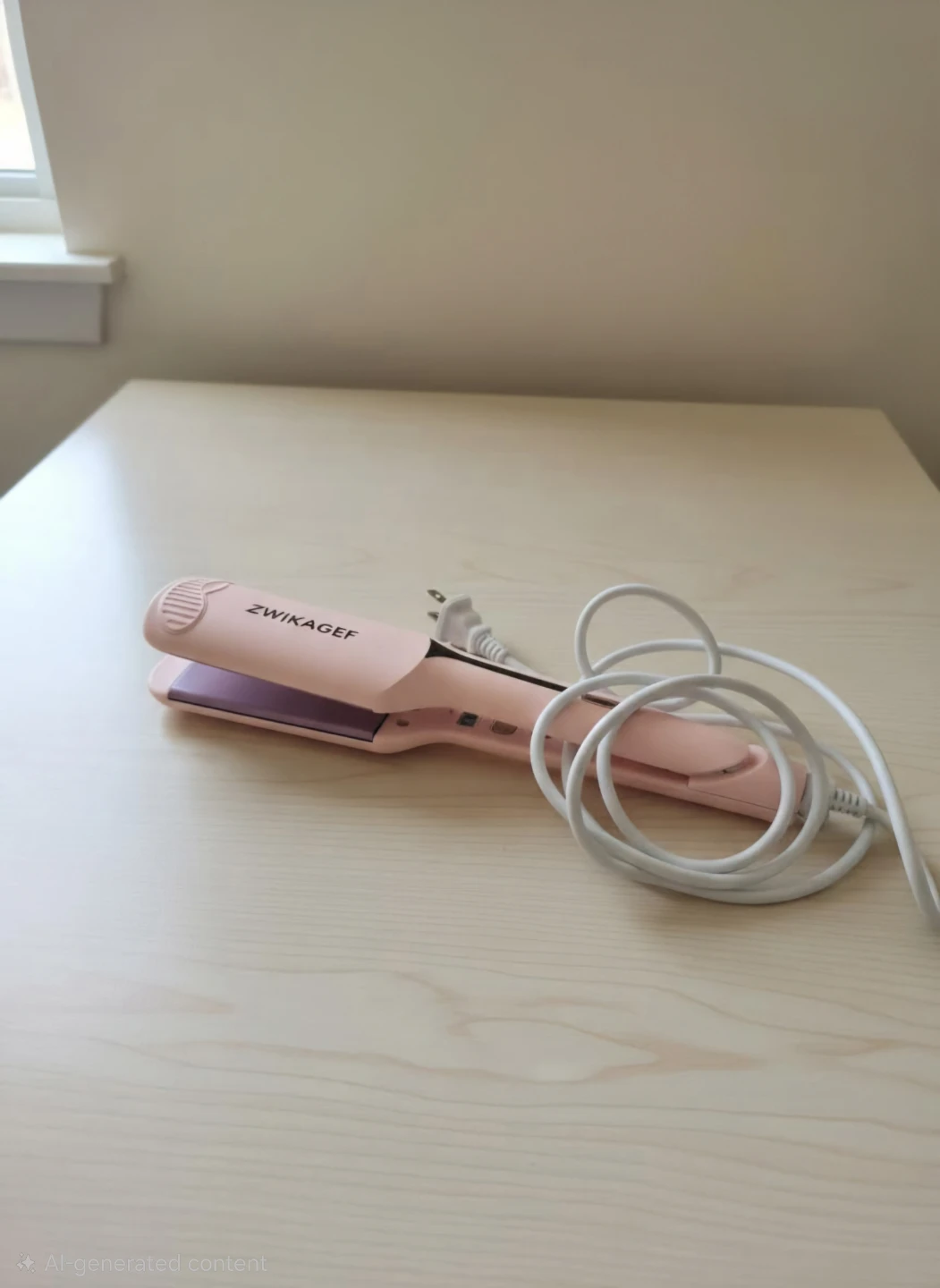 Zwikagef Wave Curling Iron - Pink