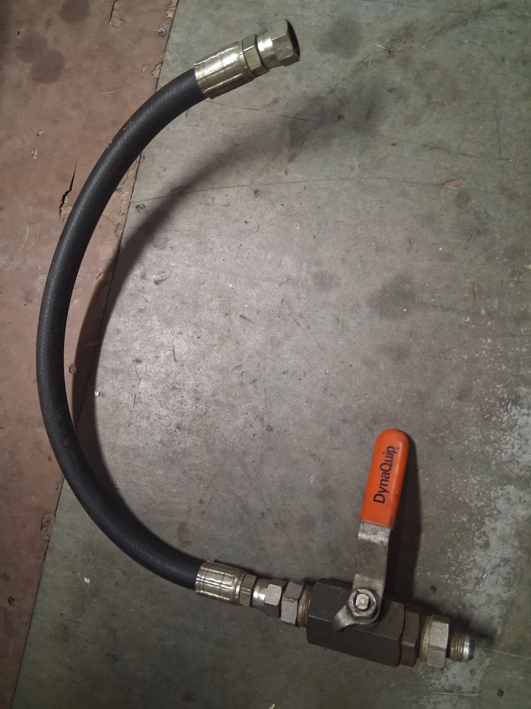 DynaQuip Hydraulic Hose with Ball Valve