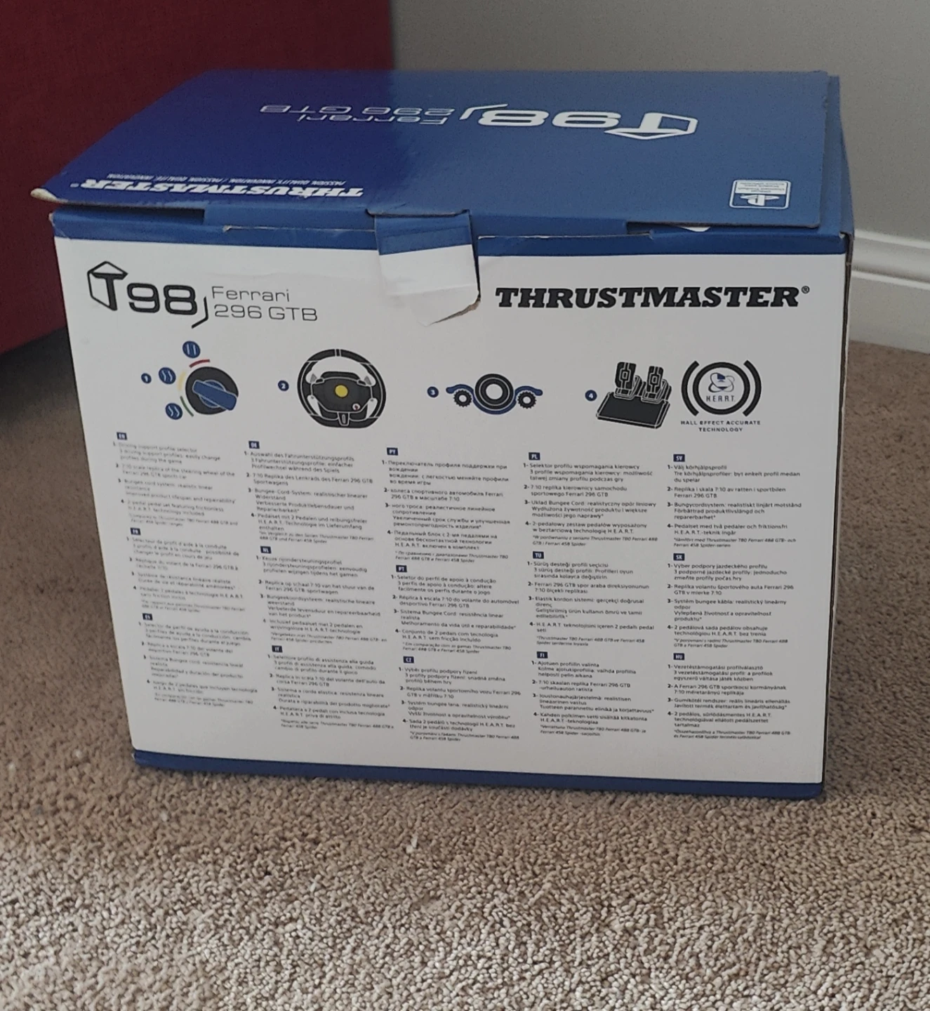 Thrustmaster Ferrari 296 GTB Racing Wheel for PC/Playstation - photo 4