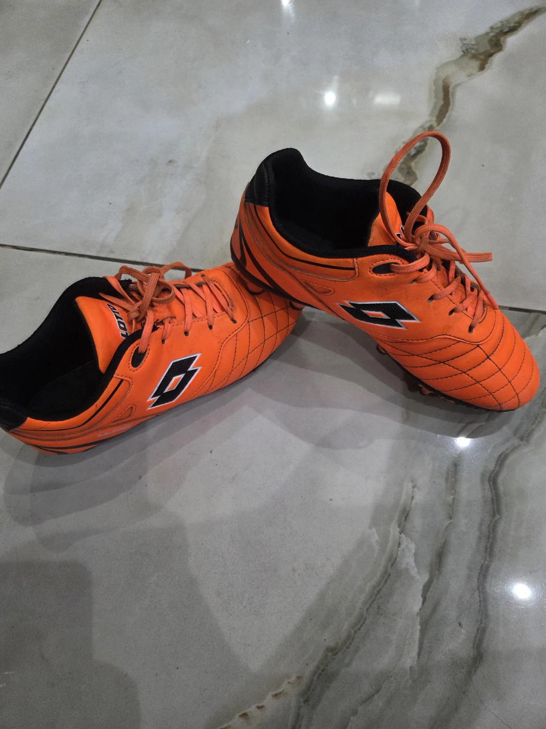 Lotto Ultra Press Soccer Cleats - Orange Size 3