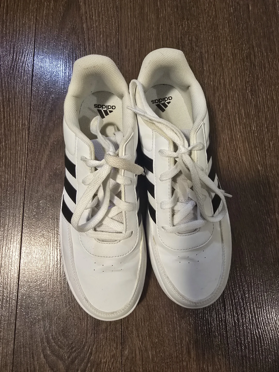White adidas shoes