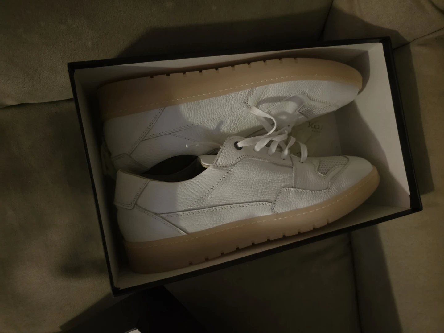 White Leather Sneakers