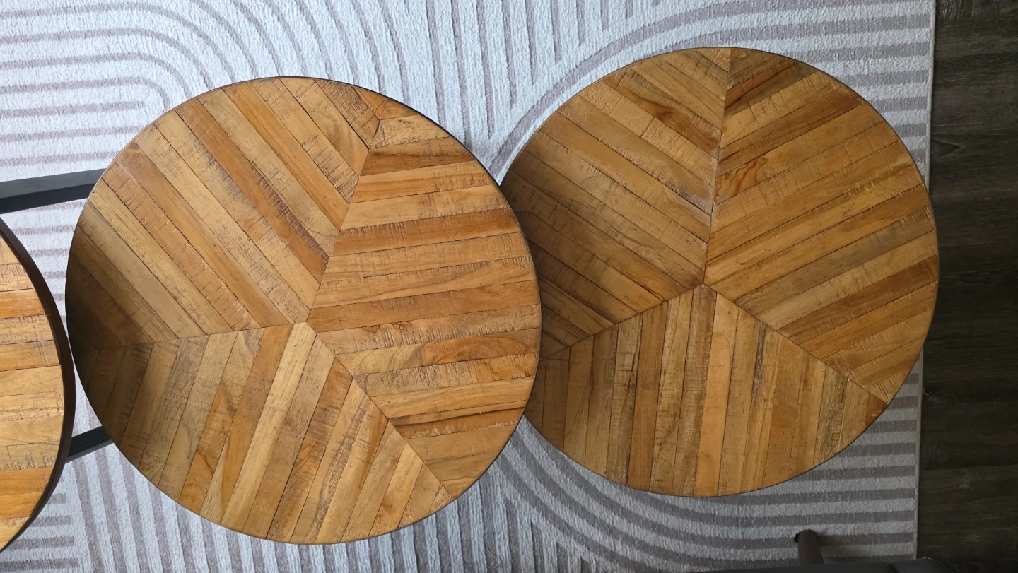Neating Wooden Round  Tables - photo 2