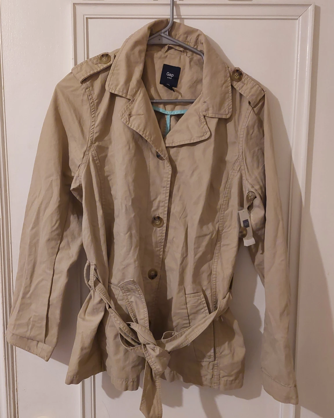 Gap Khaki Trench Coat - Size S - photo 2