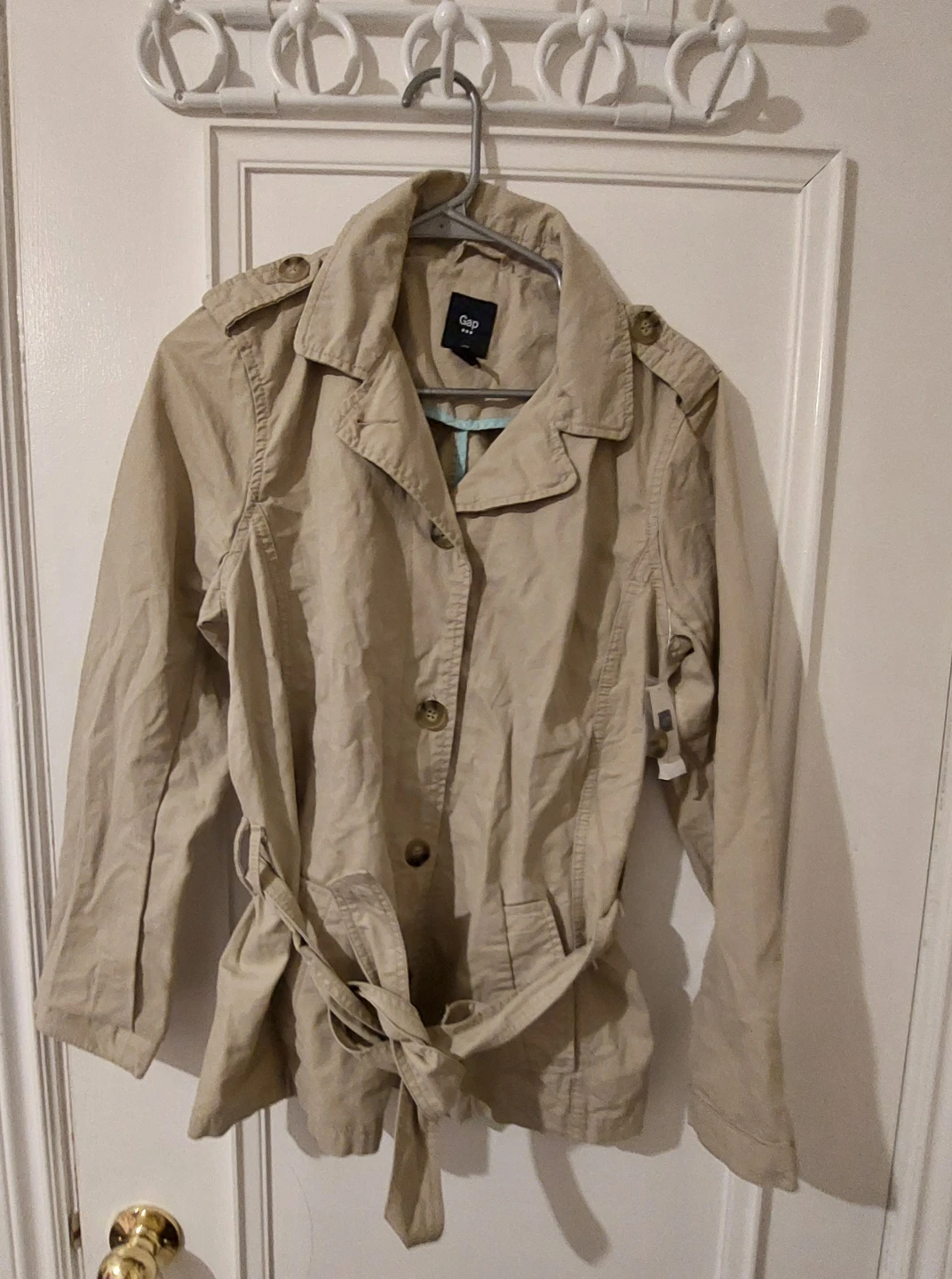 Gap Khaki Trench Coat - Size S - photo 3
