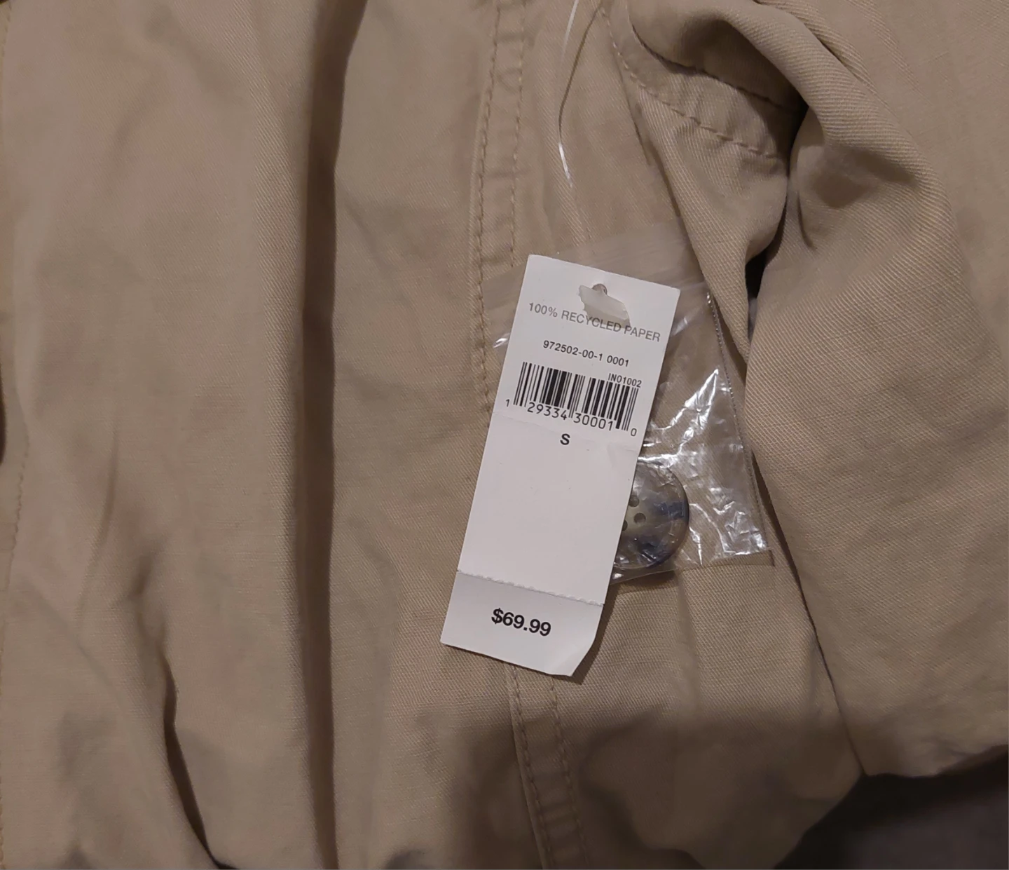 Gap Khaki Trench Coat - Size S - photo 5