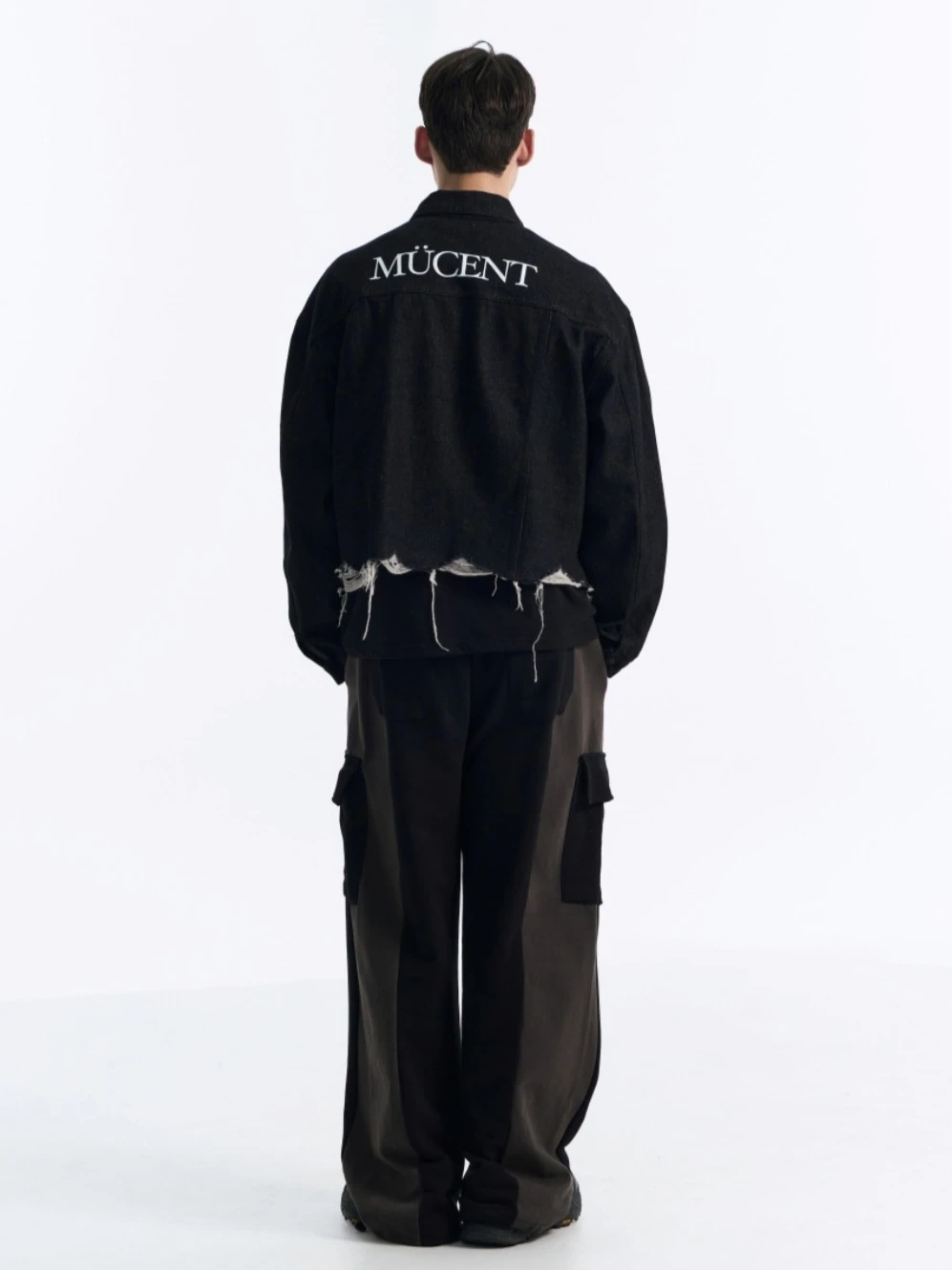 Mucent Crop Damaged Denim jacket - photo 4