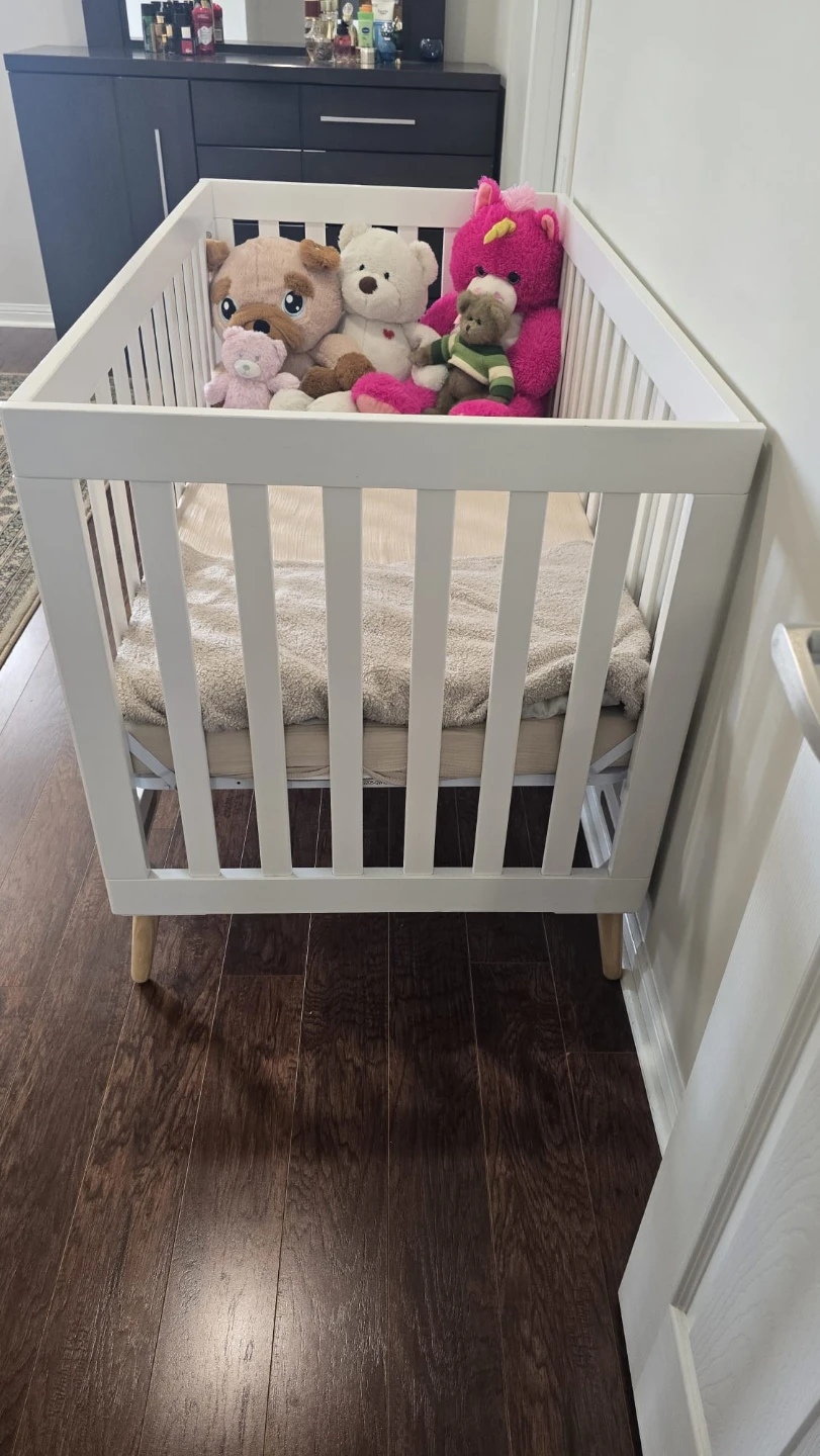 White Baby Crib