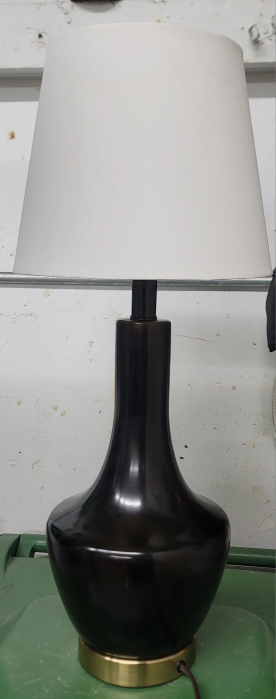 Table Lamp with White Shade - photo 2