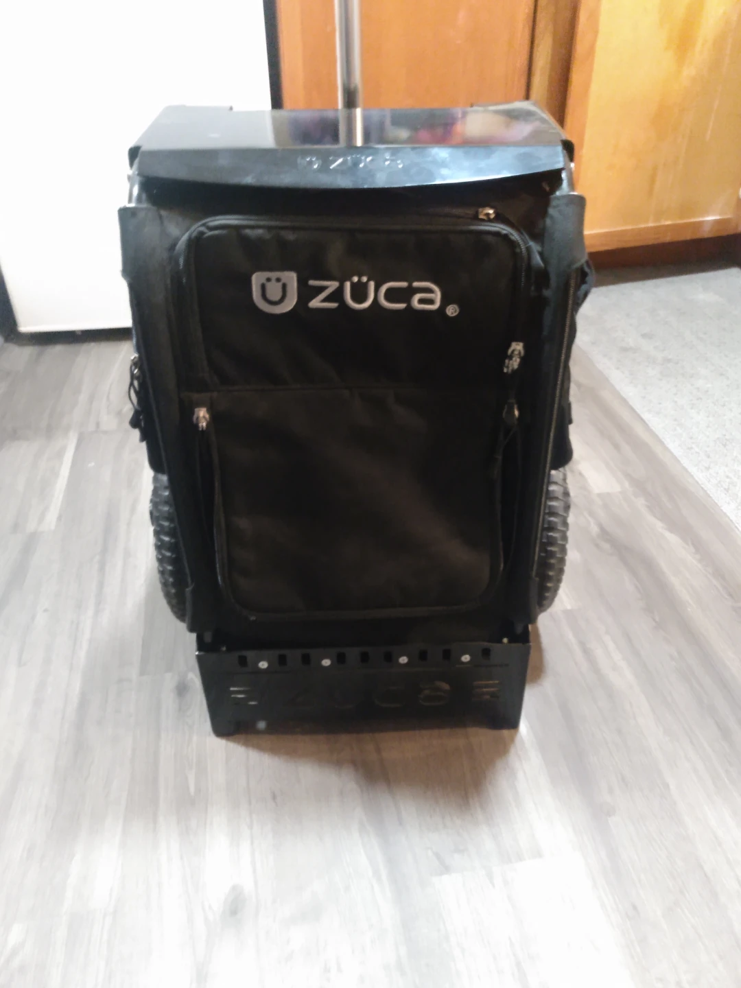 ZÜCA Rolling Black Bag with Handle and Wheels
