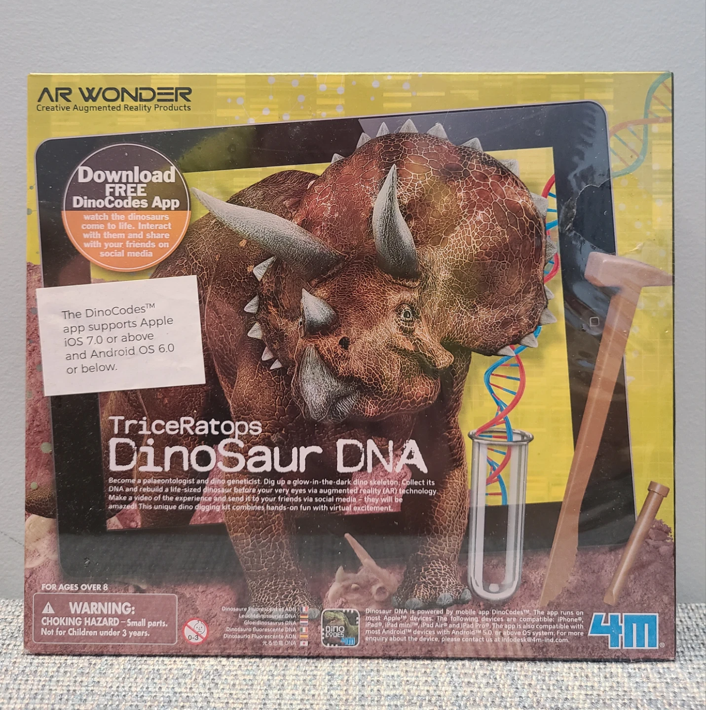 4M TriceRtops Dinosaur DNA Digging Kit