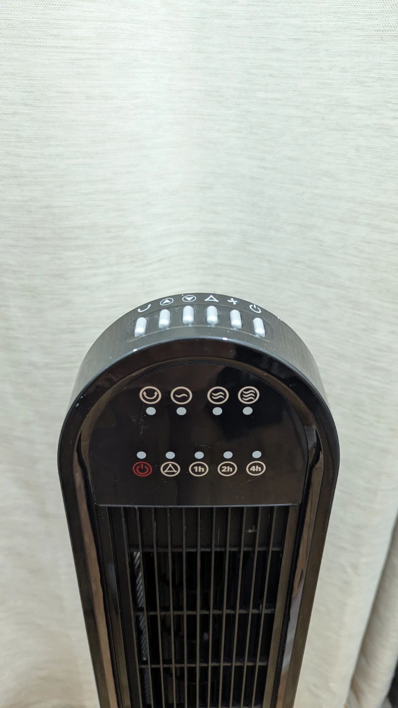 46" NOMA Oscillating Tower Floor Fan !WITHOUT REMOTE CONTROL! - photo 2