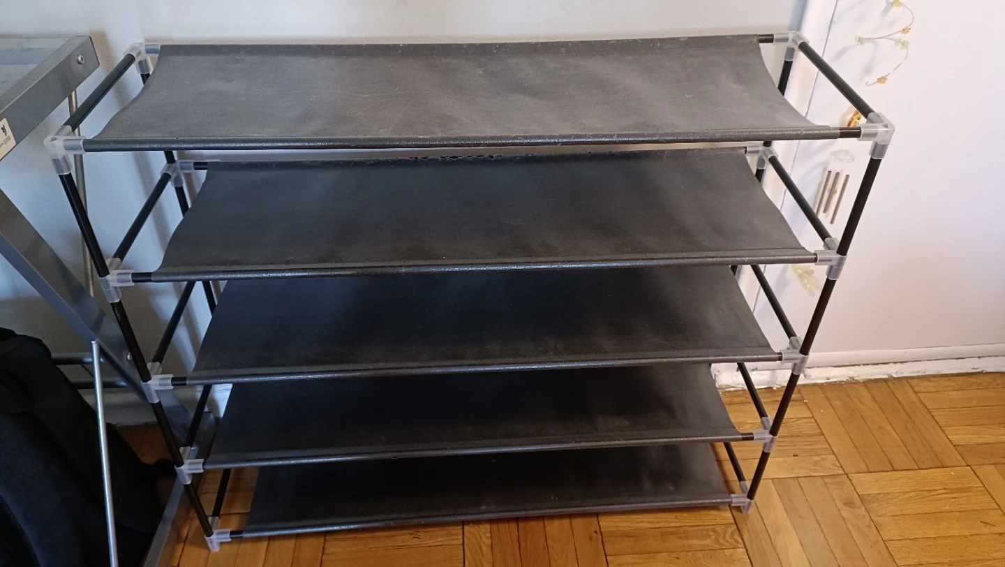 4-Tier Fabric Shoe Rack - photo 3