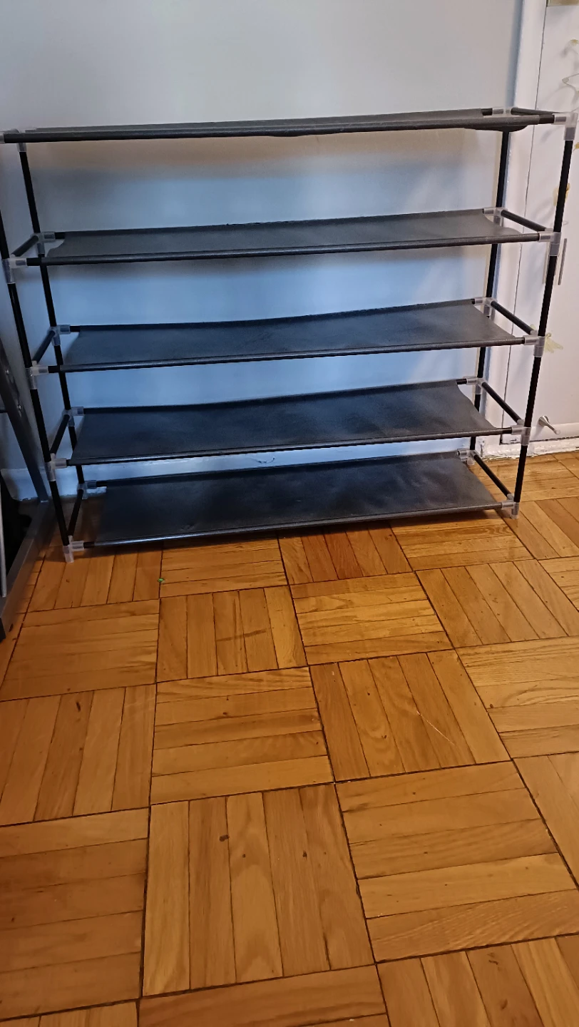 4-Tier Fabric Shoe Rack - photo 4