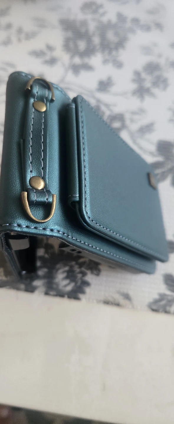 Samsung Flip Phone Case Wallet - Teal - photo 3