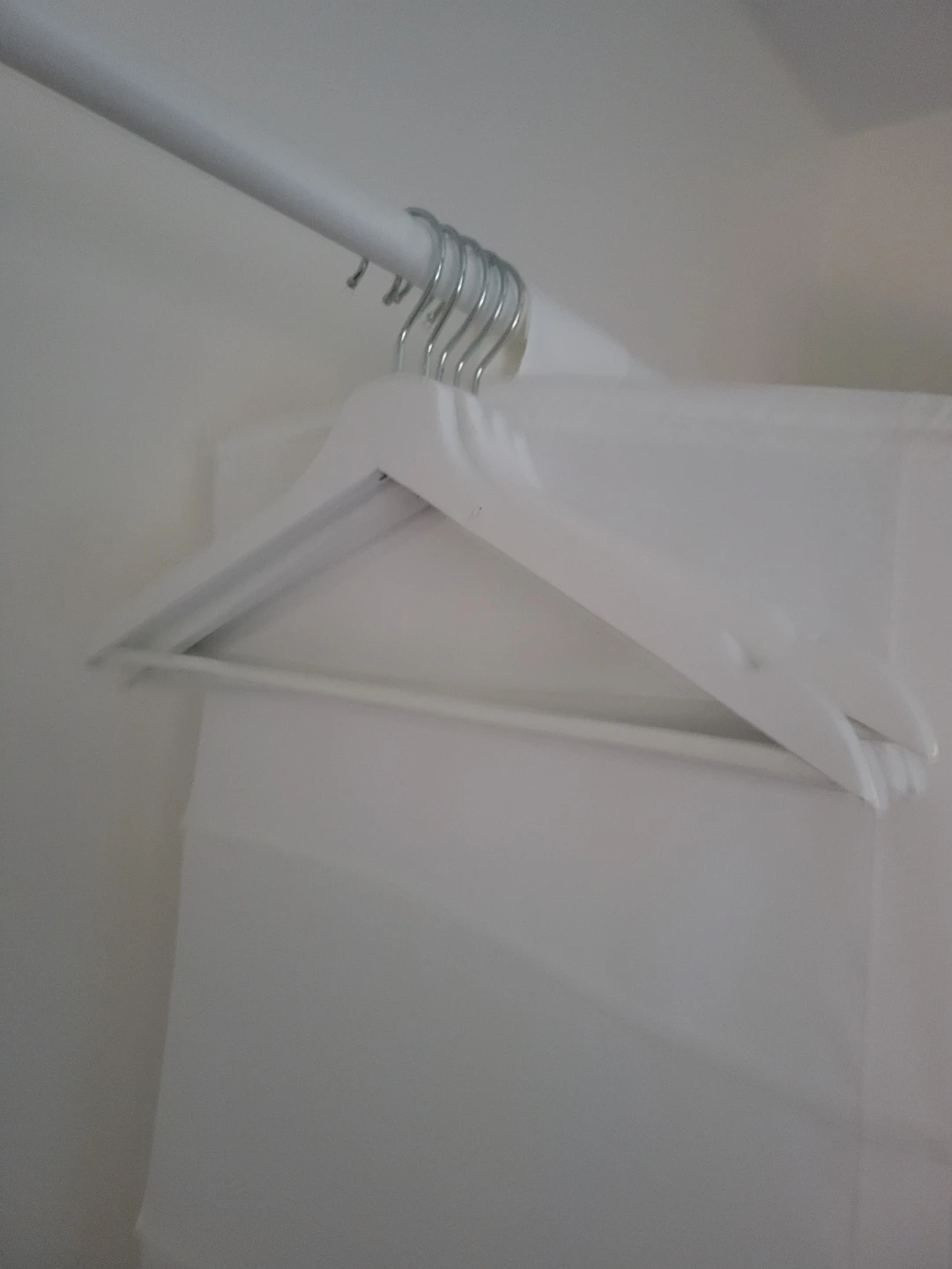 $1 each Wood hanger white hanger