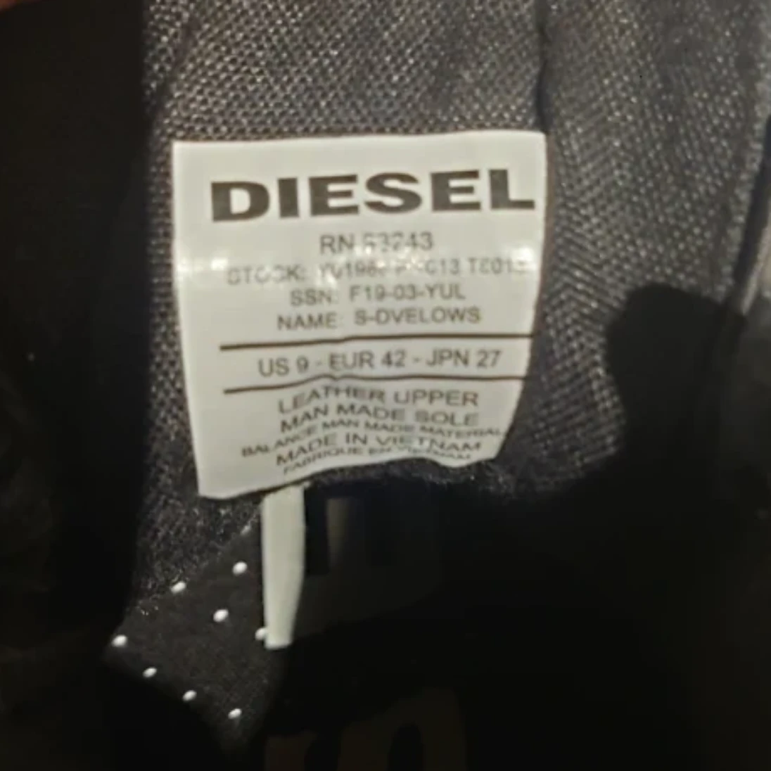 DIESEL S-DVelows Men Shoes Size 9 USA 42 EUR Brand New - photo 4