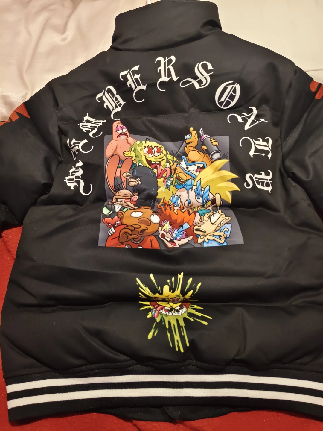 Members Only x Nickelodeon Puffer Jacket, Size Small - photo 2