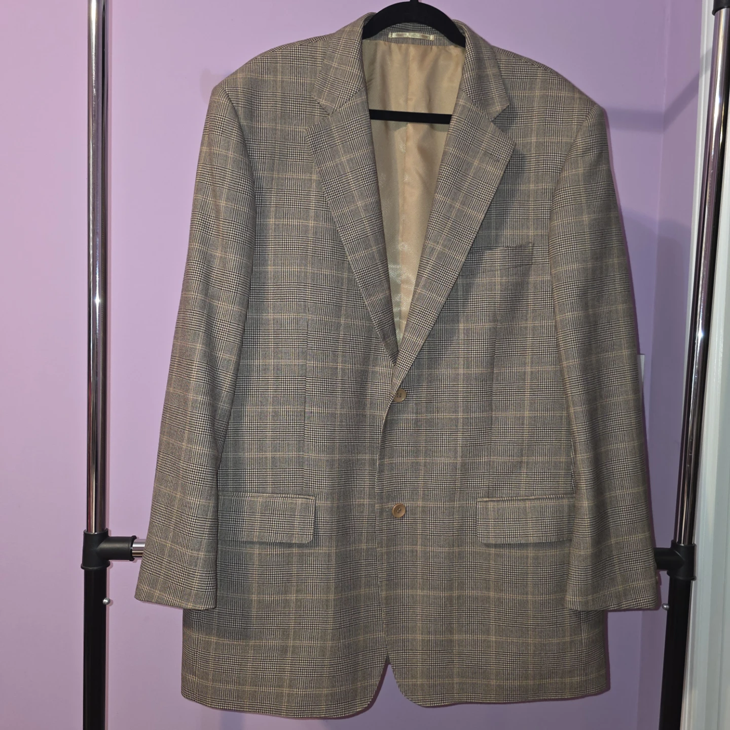 Men's Mantoni Super 140's Wool Blazer Jacket 46L