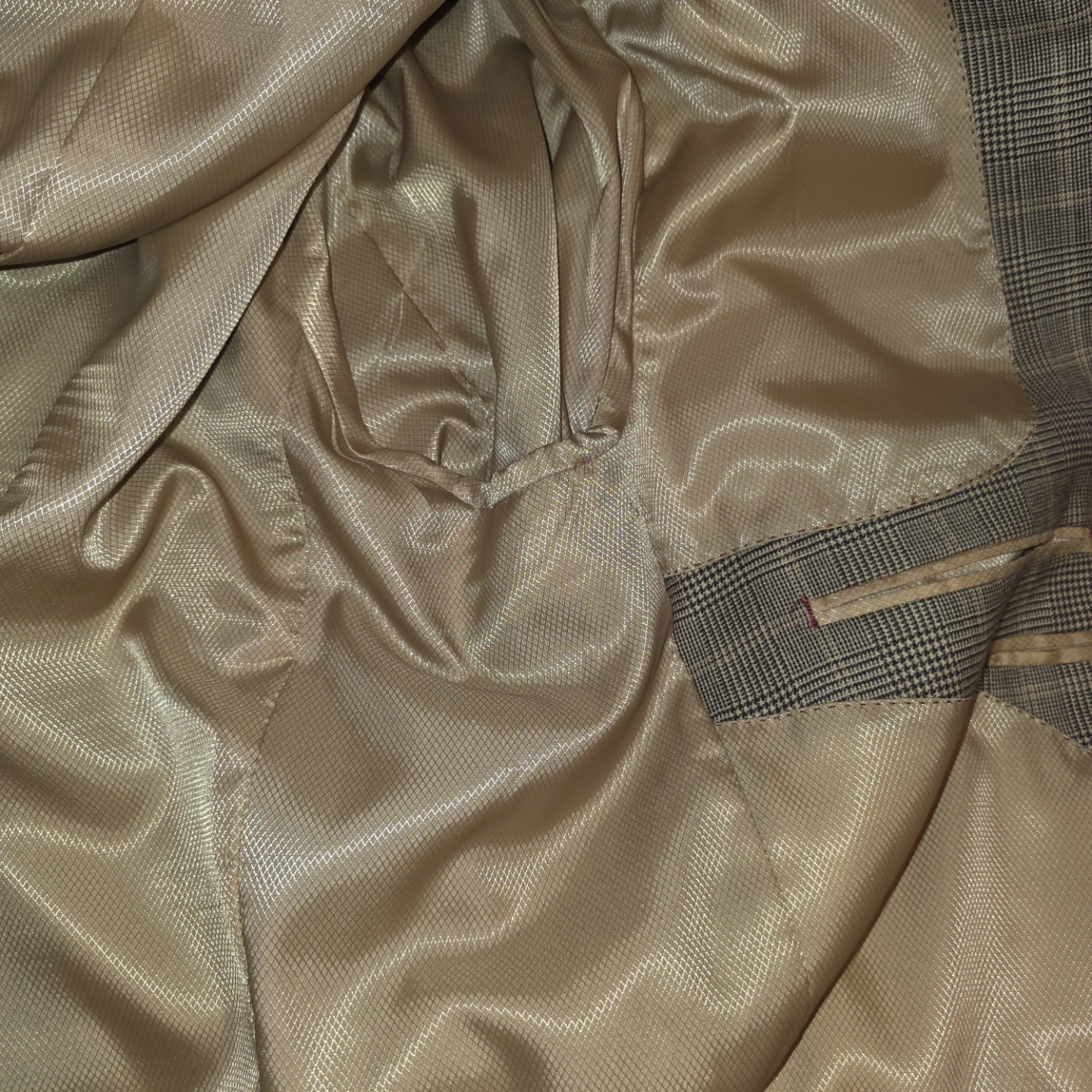 Men's Mantoni Super 140's Wool Blazer Jacket 46L - photo 4