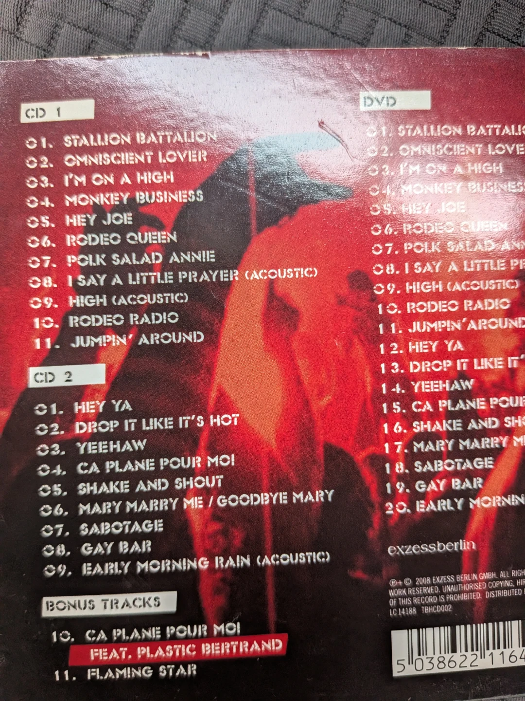 The BossHoss Stallion Battalion Live From Cologne CD DVD Set - photo 5