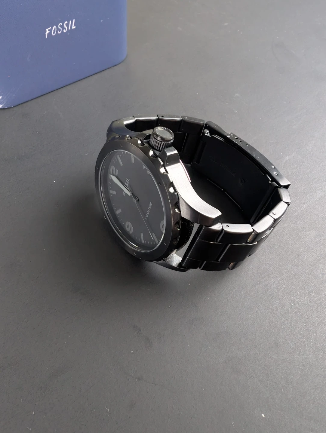 Men's Fossil Black Stainless Steel Watch - photo 3