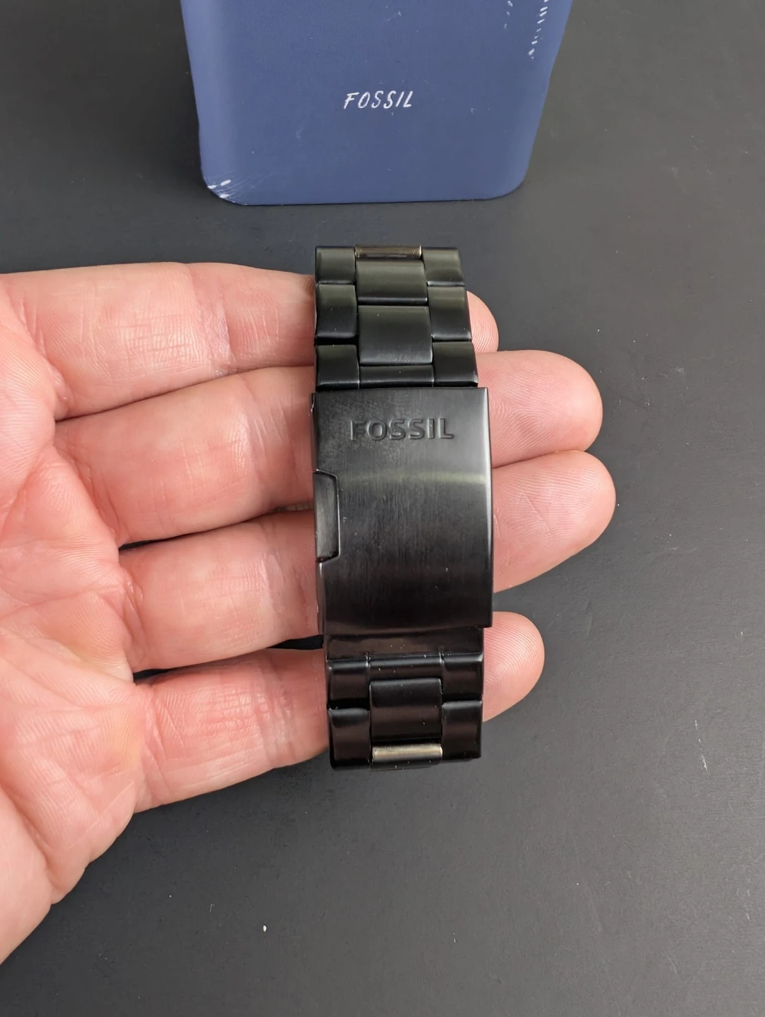 Men's Fossil Black Stainless Steel Watch - photo 4