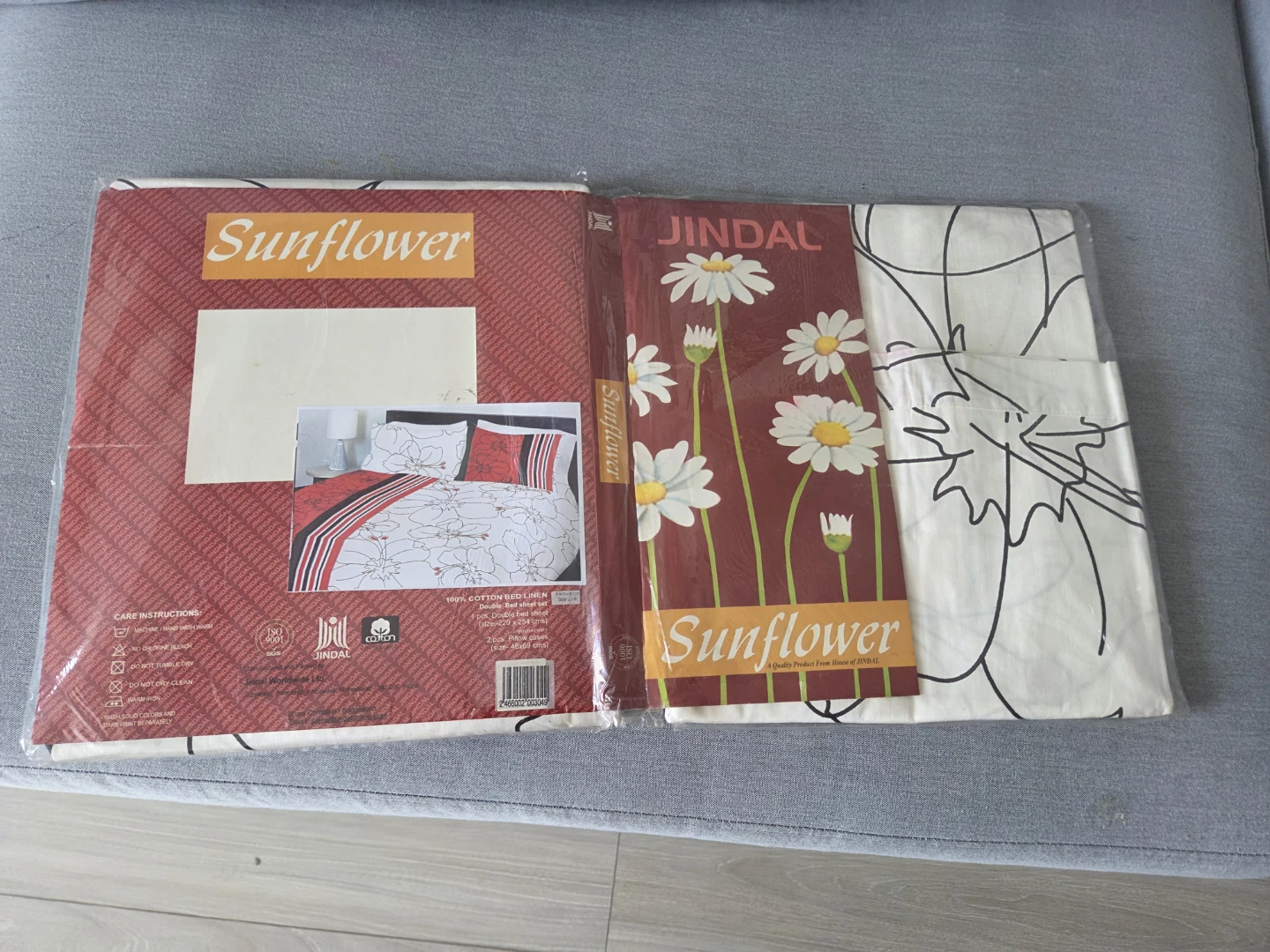 Jindal Sunflower 100% Cotton Bed Sheet Set