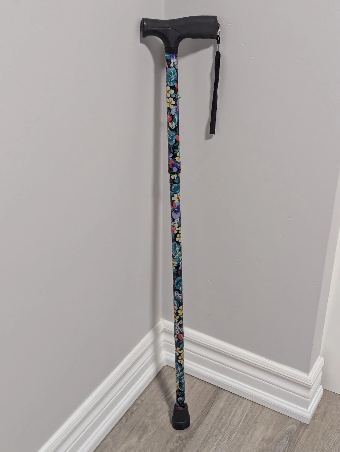 Adjustable Floral Walking Cane