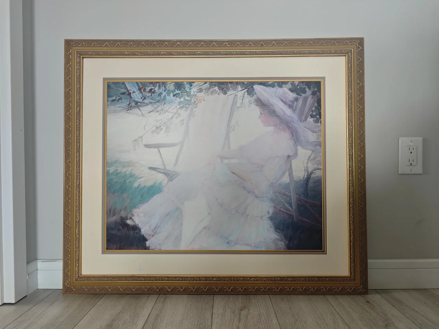 Framed Painting of Woman in Victorian Dress100.5cm*118.8cm - photo 2