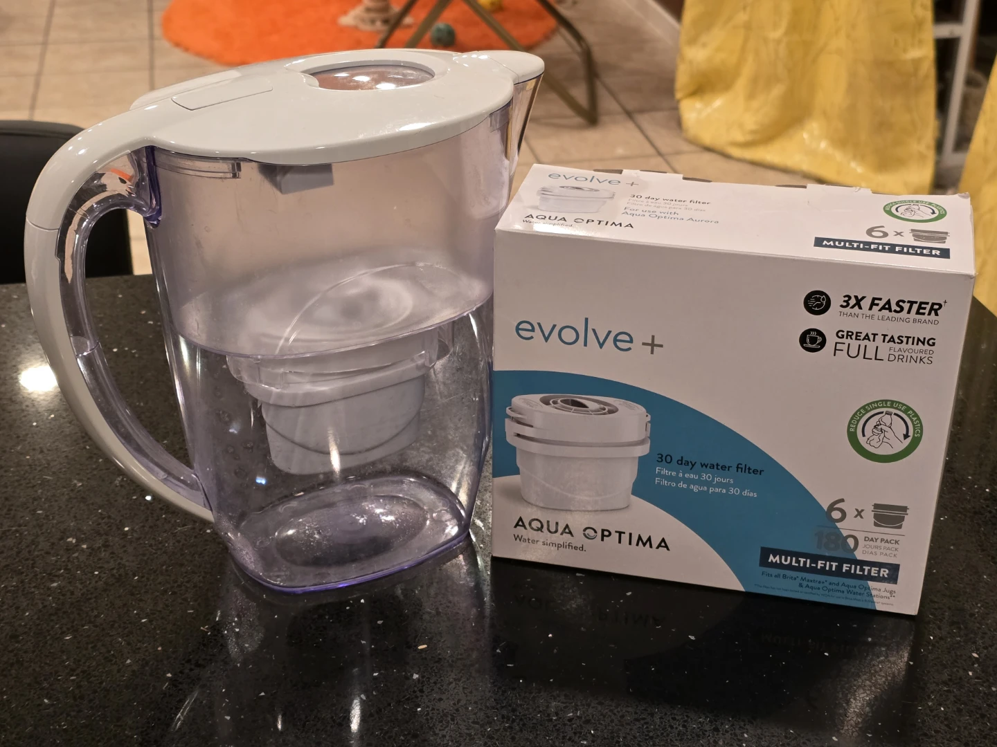 Aqua Optima Evolve+ Multi-Fit Water Filter Refills (6 Pack)